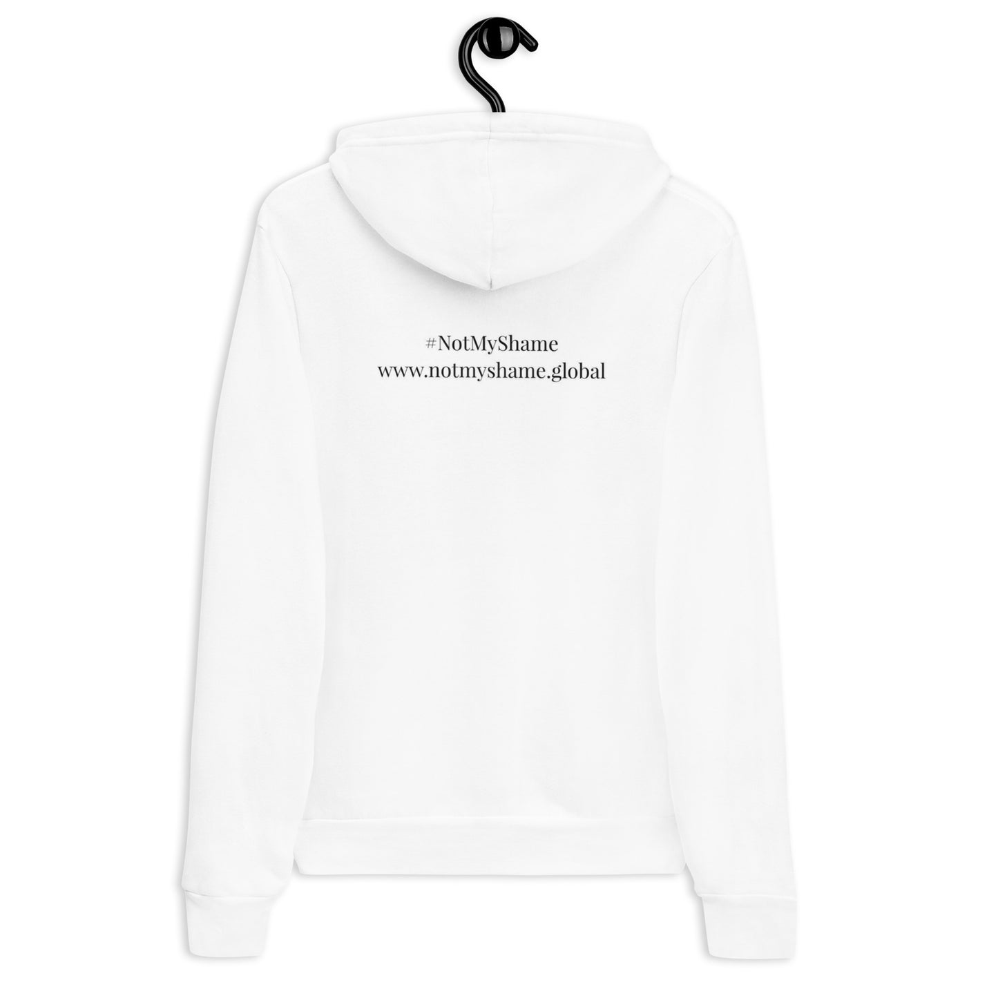 #notmyshame unisex hoodie