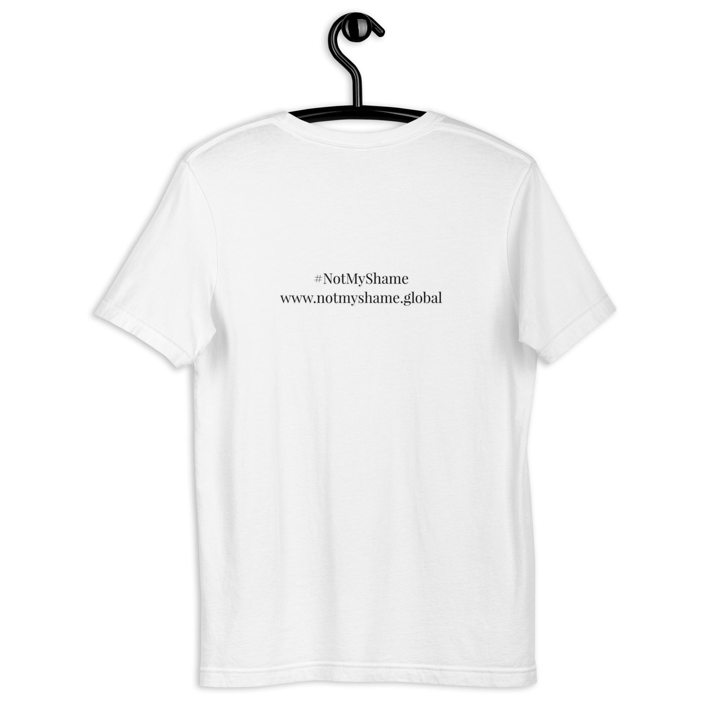 #nottheirshame unisex tee