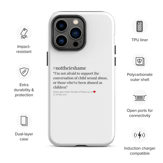 #nottheirshame FULL message tough case for iPhone®